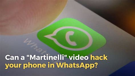 WhatsApp ‘martinelli’ warning is a hoax, don’t forward it